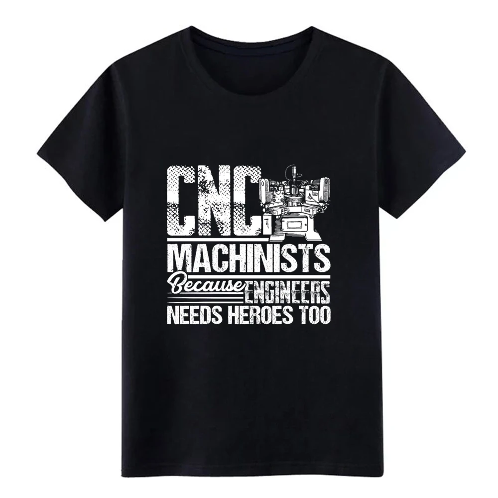 Мужская футболка с принтом I'm A Proud CNC Machinist круглым воротником летняя рубашка для