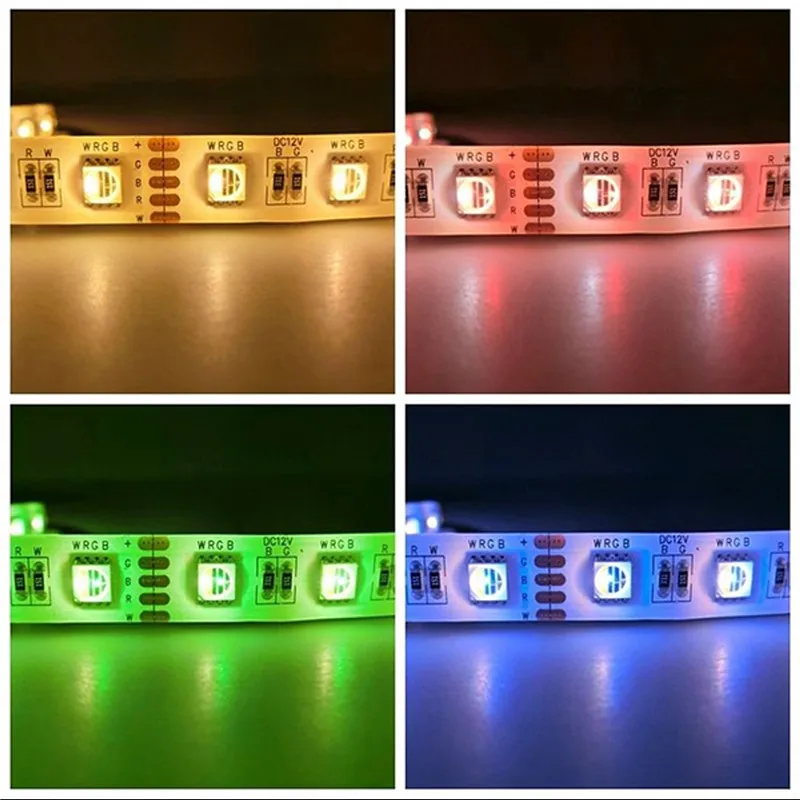 SMD 5050 4 в 1 RGBW RGBWW Светодиодная лента не Водонепроницаемая 5 м 300LED DC 12 В Гибкая