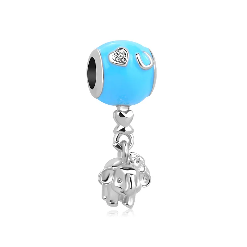 Женский и мужской металлический браслет Pandora F255 1 шт. Европейский белый розовый