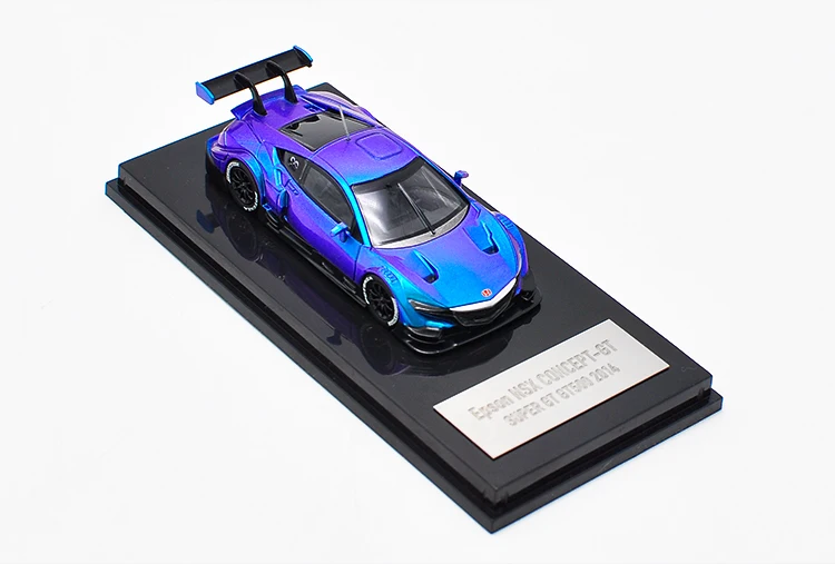 3 цвета оригинальные, фабричные, по цене производителя, 1: 64 Honda NSX CONCEPT-GT GT500 брелок для автомобильных ключей, игрушки для детей литья под давлением модель автомобиля подарок на день рождения