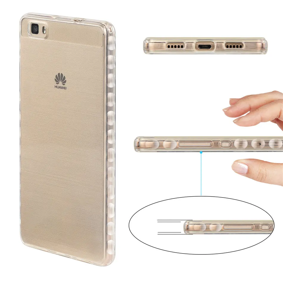 Huawei P8 Lite Case 5.0 &quotультра Тонкий Прозрачный Мягкий Силиконовый ТПУ Телефон Дела