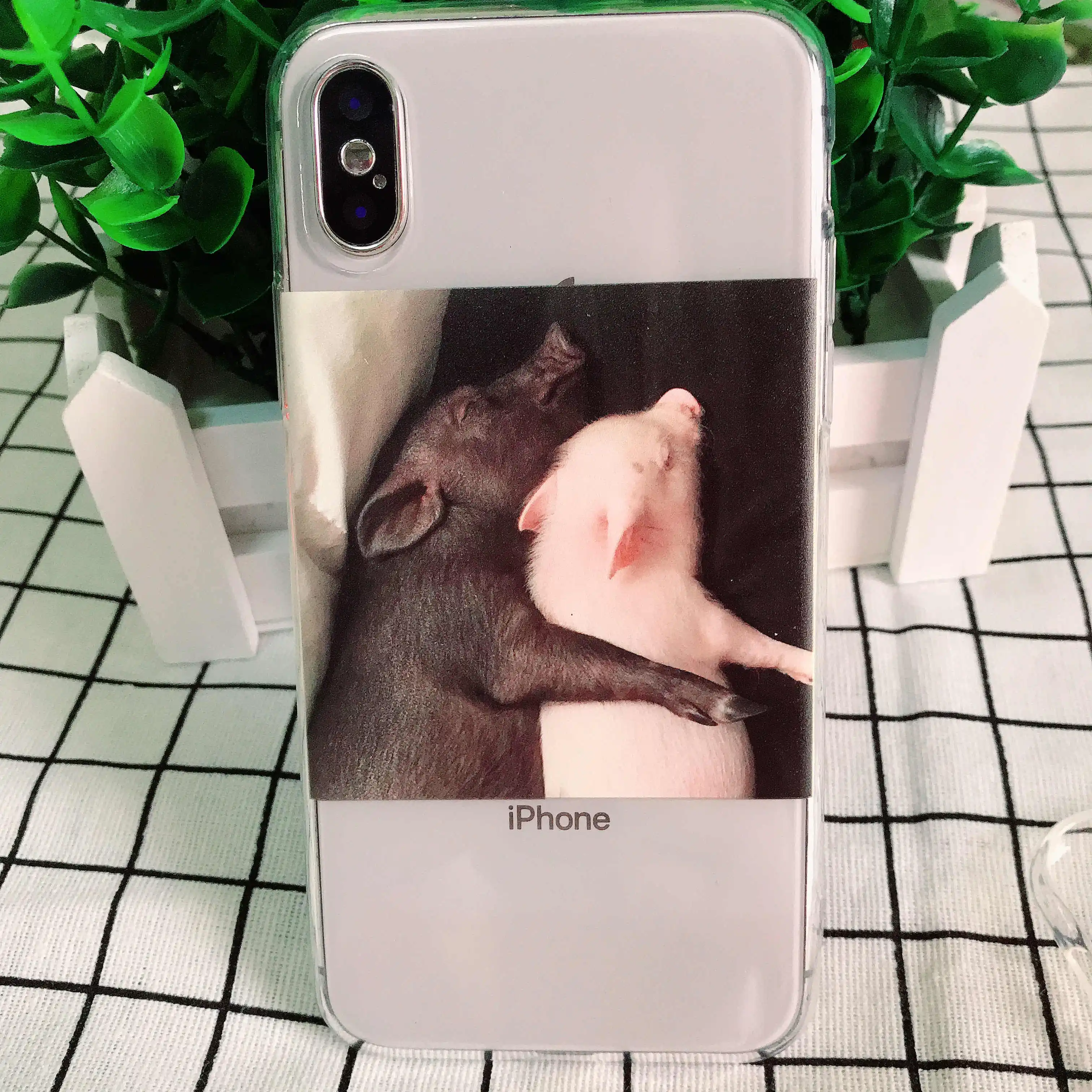 Довольно против скольжения + антидетонационных Anti-Shock подходит для iPhone 8 Plus X 7 6 S