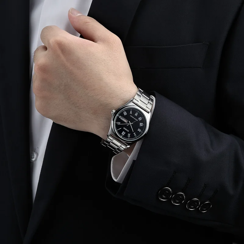Casio Часы для мужчин Лидер продаж Мода и Бизнес Кварцевые золотые наручные часы MTP