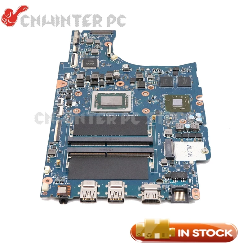 NOKOTION For DELL INSPIRON 5565 laptop motherboard CN-0R1WJH 0R1WJH R1WJH BAL22 LA-D803P A10-9600P CPU Radeon R8 M445 | Компьютеры и