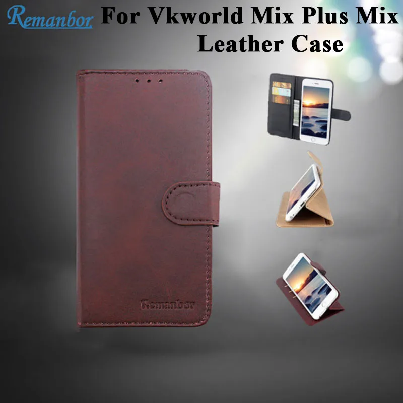 Remanbor для Vkworld Mix Plus ультра тонкий кожаный чехол эксклюзивный телефона кредитной