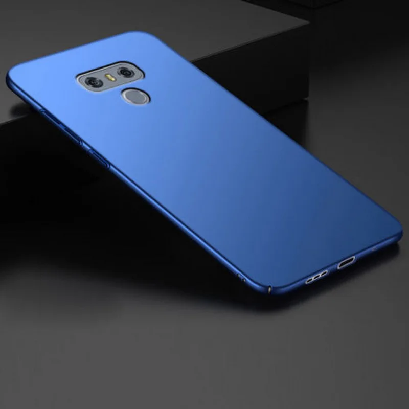 Navy Blue YISHANGOU чехол для телефона для LG V10 V20 V30 G3 G4 G5 G6 G7 матовый жесткий пластик чехол s для LG G7 Q6 Q7 Q8 полное покрытие защитный Coque - Цвет: Navy Blue