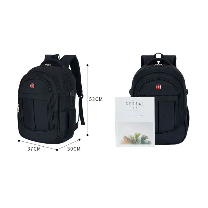 15.6 inch Laptop Backpack High Quality Nylon Large Capacity Travel Black Business Backpacks Men Back Pack rugzak | Багаж и сумки