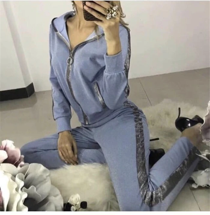

Ladies' patchwork casual suit multi-color free shipping