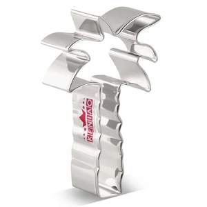 Форма для печенья KENIAO, тропическая пальма, 6,3x10 см, нержавеющая сталь