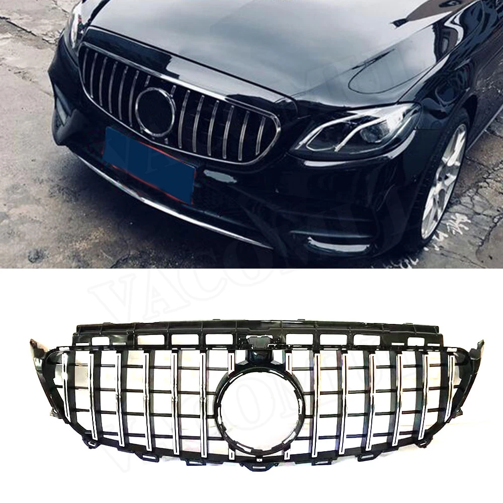 

Car For E Class Front Bumper Mesh Grill Facelift Grille for Mercedes Benz W213 C238 E200 E250 E300 E320 E350 E53 AMG 2017 2018
