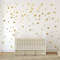 nordic style five pointed star wall sticker diy wall art decals for kids children bedroom nursery home decoration stars stickers