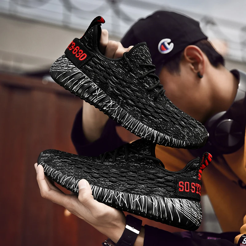 FANPAO 2019 Ультра Легкая спортивная обувь для тенниса Yeezys 350 мужчин повседневная бега