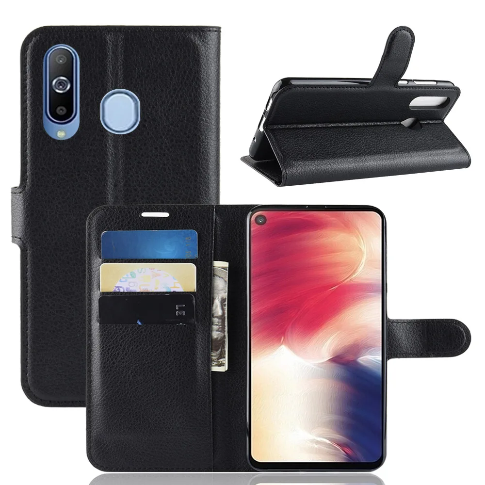 1 шт./лот кожаный чехол для samsung S10 plus E 5G Lychee A20e A2 core A9s A60 M20 M10 M30 A70 A10 A20 A30 A50
