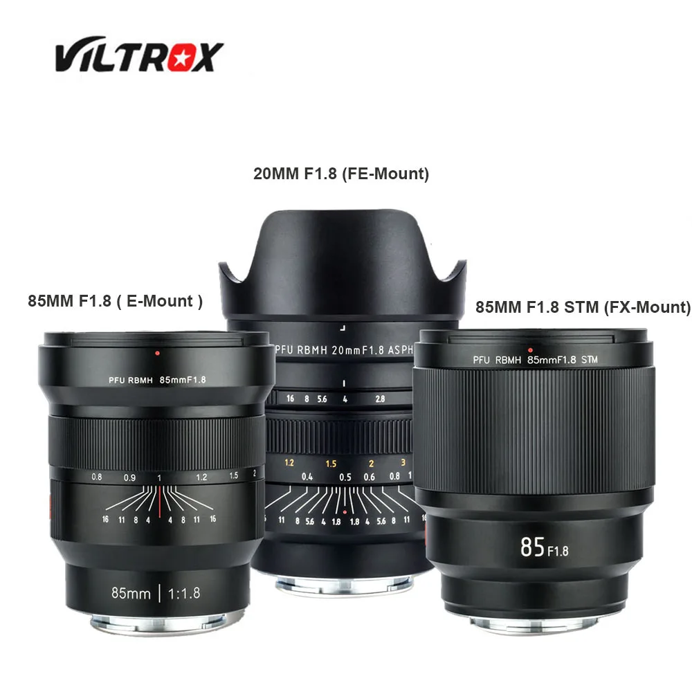 Объектив VILTROX 20 мм 85 f/1 8 AS ED UMC широкоугольный объектив с фиксированным фокусом F1.8