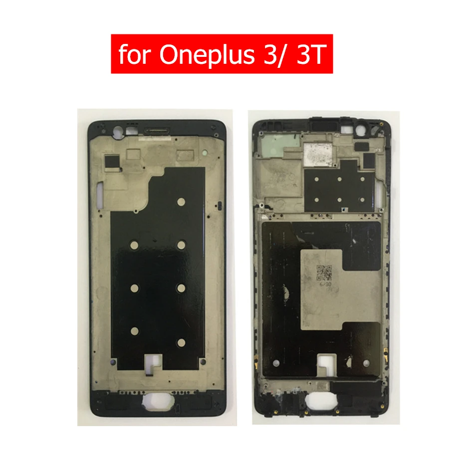 Для Oneplus 3/3t средняя рамка поддерживающая рамка для ЖК-дисплея пластинчатый Корпус Лицевая панель рамка Замена запчастей для ремонта