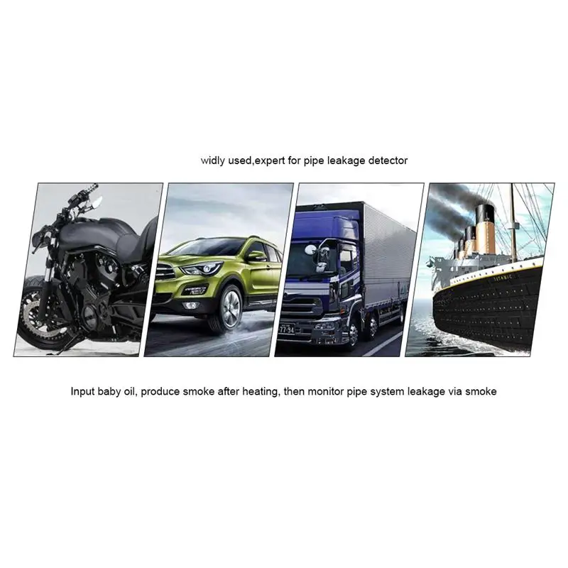 Mr Cartool T110 детектор утечки трубы автомобиля генератор дыма 12 В DC дымоанализатор