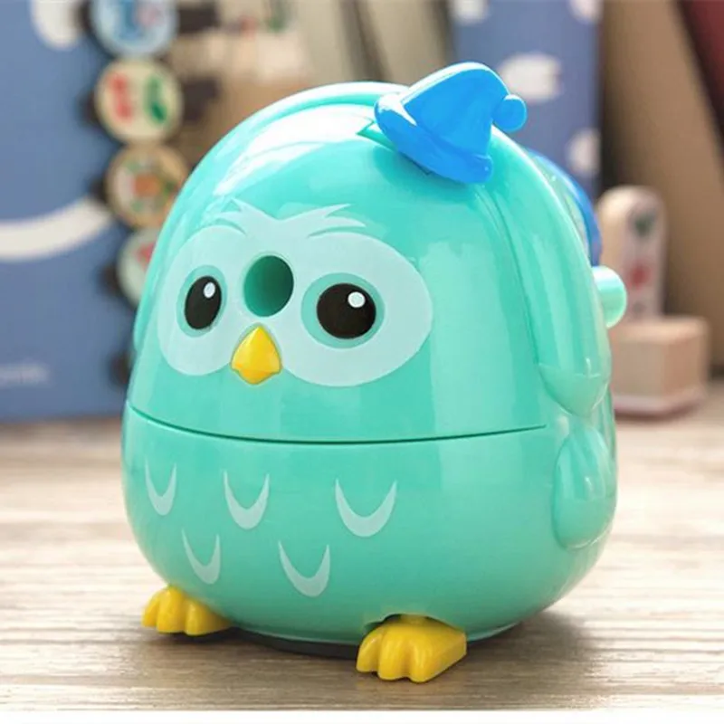 Coloffice 1 шт. мультяшная Сова Kawaii Горячая продажа машина ручная точилка для