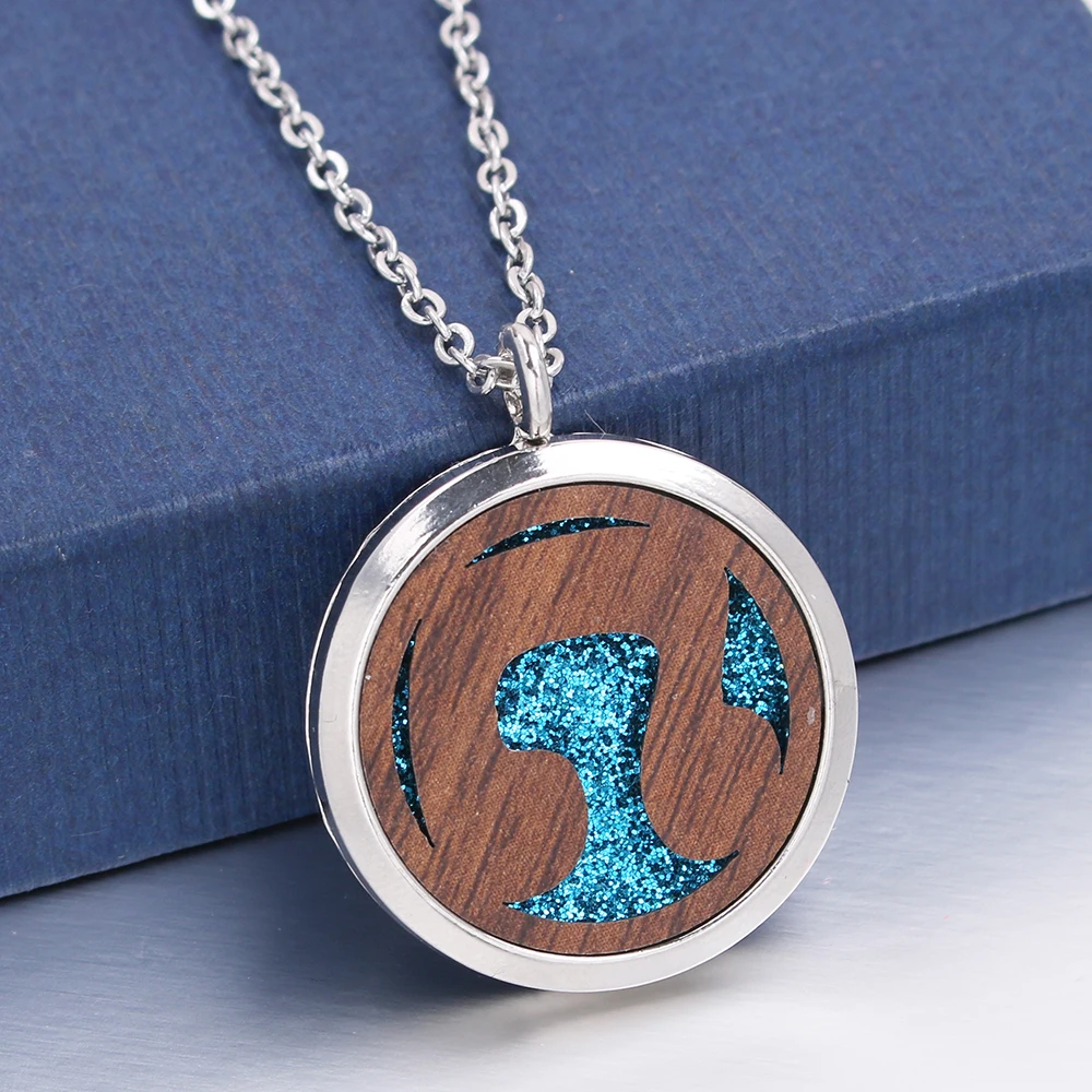 1 шт. аромадиффузор для духов ожерелье плавающий медальон музыкальных нот