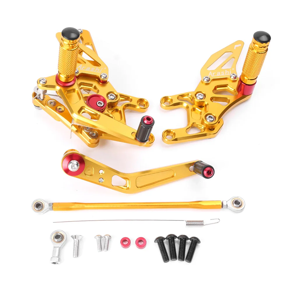 CNC регулируемый Rearset задний Набор подножки подножка для Honda CBR1000RR CBR 1000 RR 2012 2013 алюминий