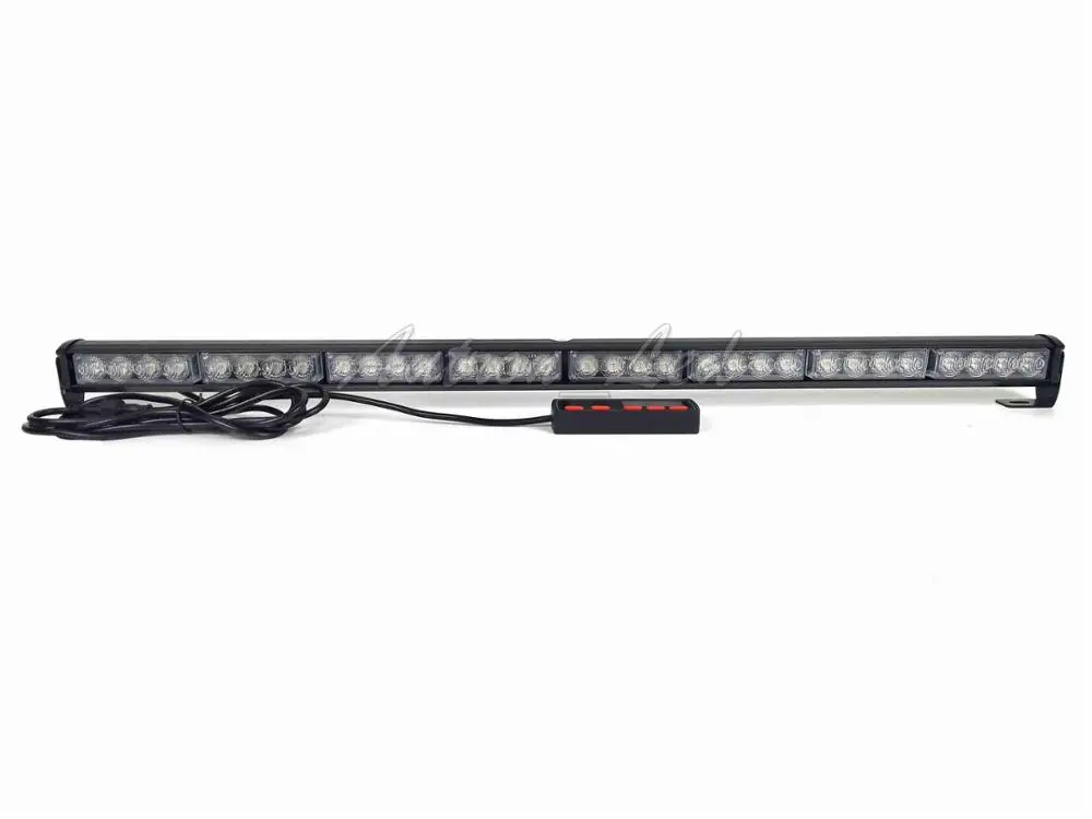 32LED 35inch СВЕТОДИОДНЫЙ Автомобильный свет 24-48 высокое Мощность аварийный прерывистый световой сигнал Предупреждение свет мигает грузовик полицейские, пожарные Янтарный безопасный - Цвет: 32LED 35inch