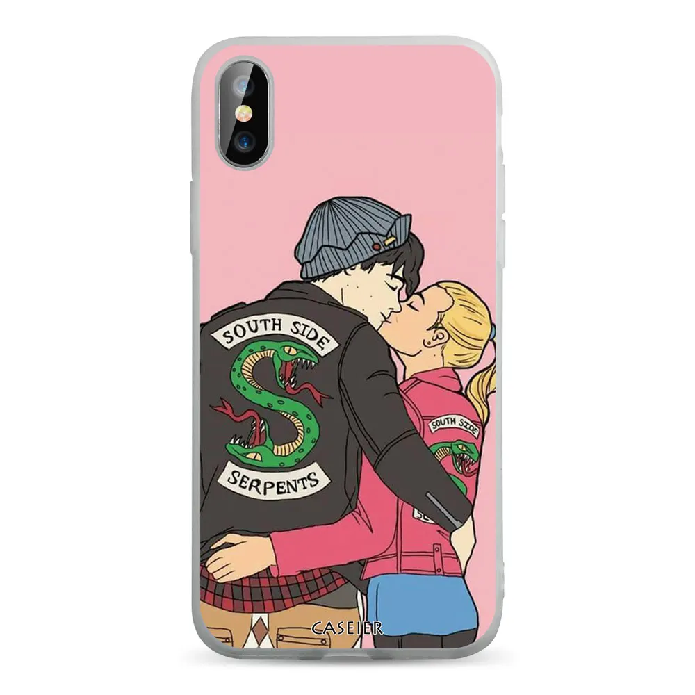 03 Caseier ривердейл чехол для телефона для iphone 6 6 S 7 8 Plus X XS MAX XR сумки для iphone 10 XR 5 5S SE 6 S 7 8 плюс крышка принципиально Капа чехол - Цвет: 03