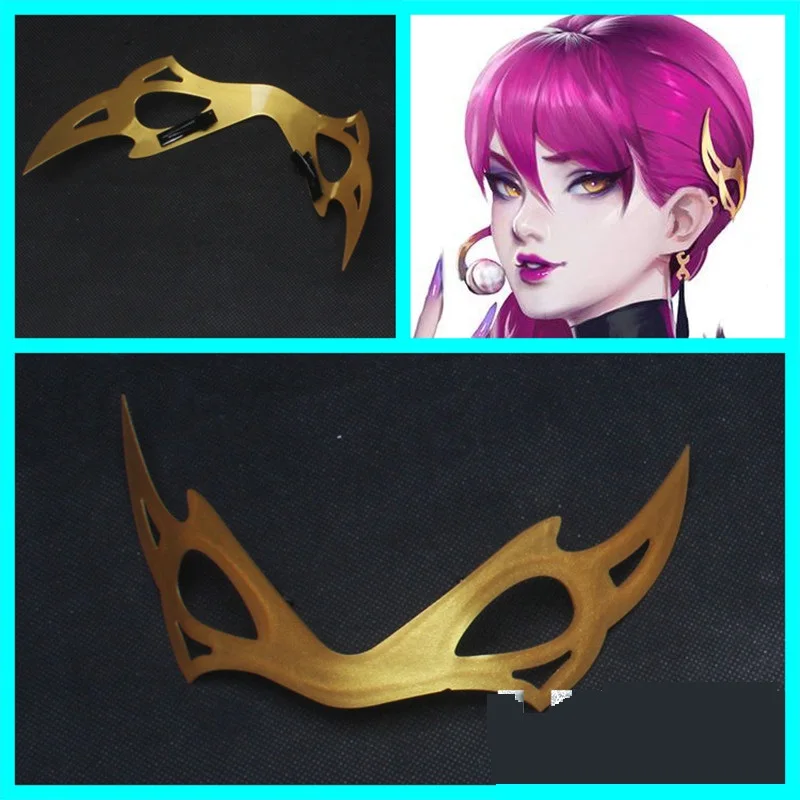

Games KDA K/DA Evelynn Headwear Cosplay Props Women Hairpins Hair Clip Hair Accessory Halloween Christmas Gifts