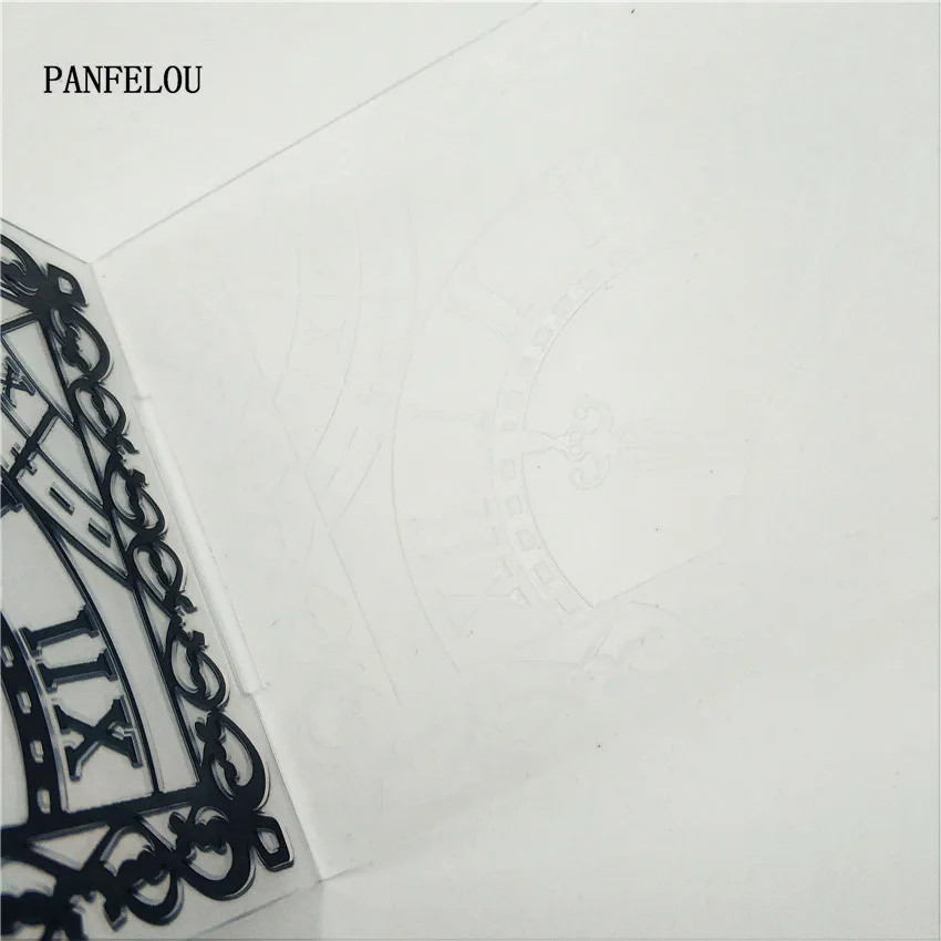 Пасхальные часы PANFELOU кружевной фотоальбом для скрапбукинга шаблон сделай сам
