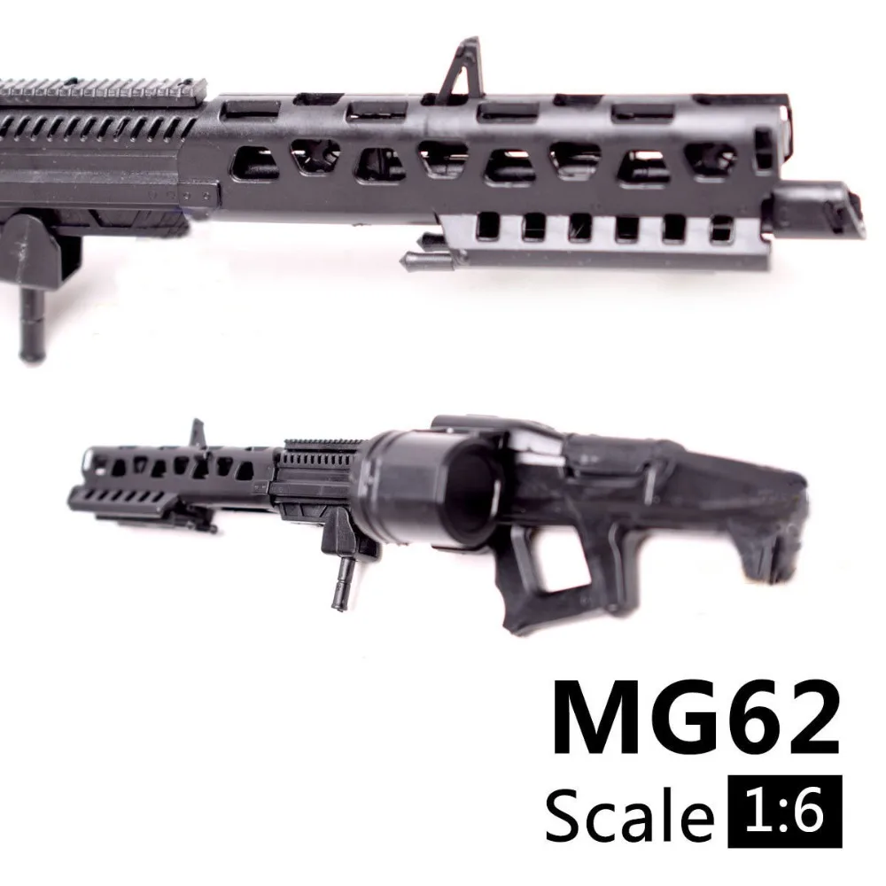 1:6 1/6 масштаб 12 дюймов фигурки Аватар MG62 Тяжелая машина мини модель пистолет использовать для 1/100 мг Bandai Gundam страйкбол Воздушный пистолет