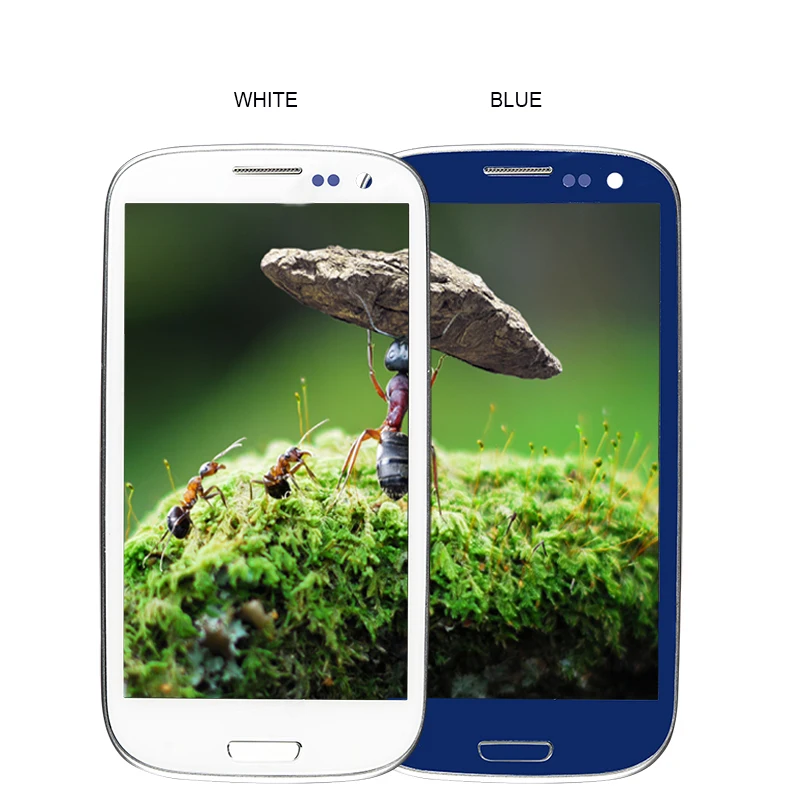 S3 LCD для Samsung Galaxy i9300 ЖК-экран сенсорный экран дигитайзер сенсор в сборе с рамкой