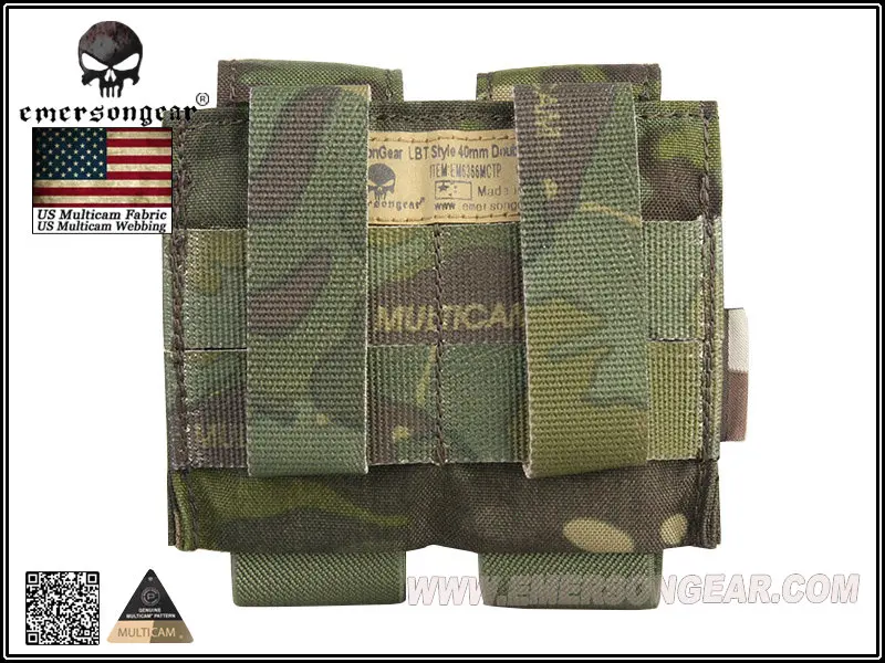 Emersongear LBT Стиль 40 мм двойная сумка Боевая облегченная модульная система переноски