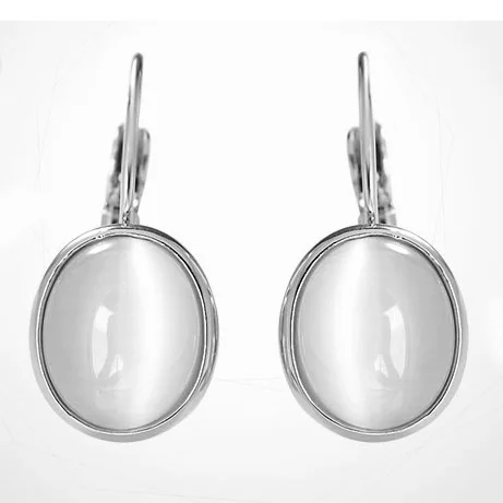 Moonrocy Модные Серьги Jewelry Мода розовое золото Цвет Австрийский Кристалл Опал Серьги Свадьба для Для женщин подарок
