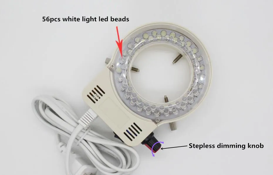 Затемняемый микроскоп источник света CCD промышленная камера визуальный осмотр