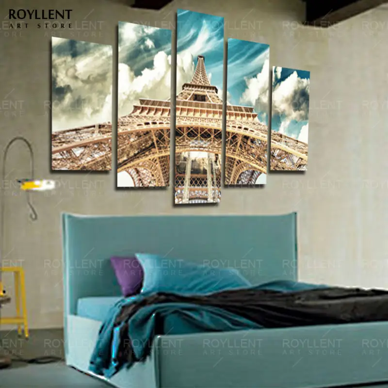 5 шт./компл. большое полотно : картины на стене печать домашнего декора холст стены