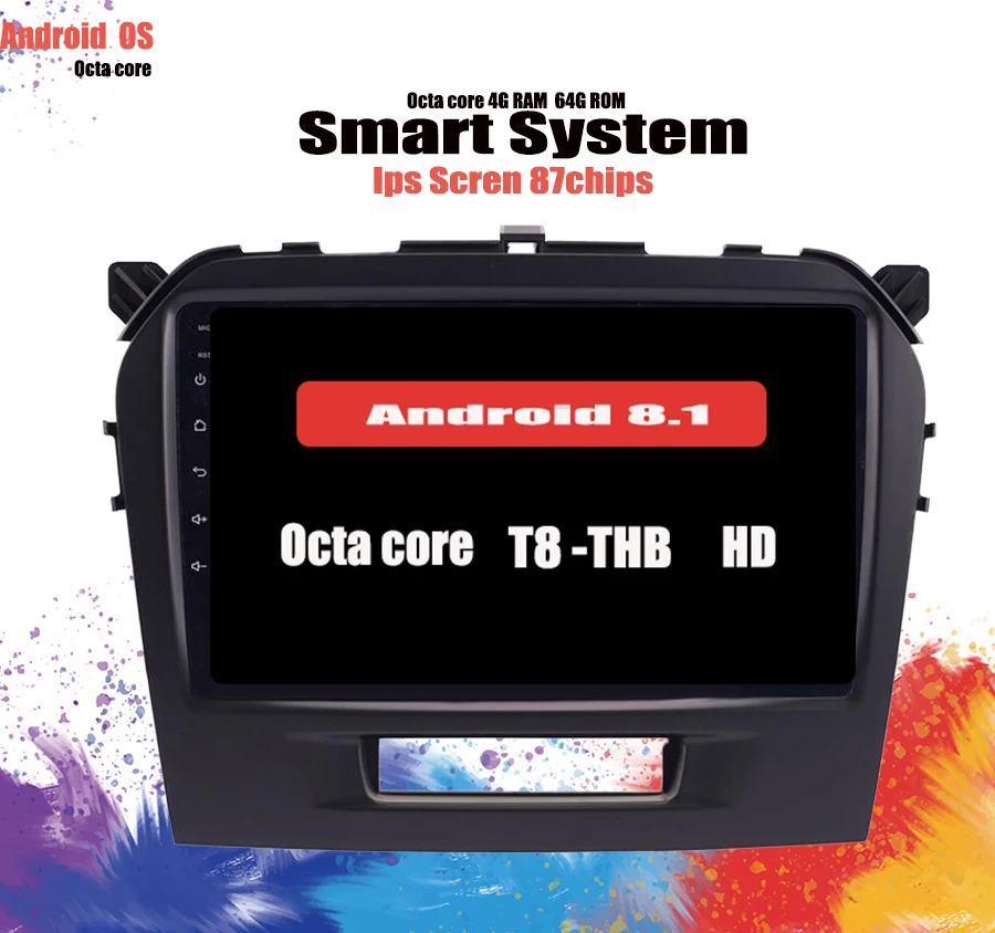 Android 10 0 автомобильный DVD 8 ядер 6 ГБ ОЗУ 128 Гб ПЗУ экран мультимедийный плеер для SUZUKI