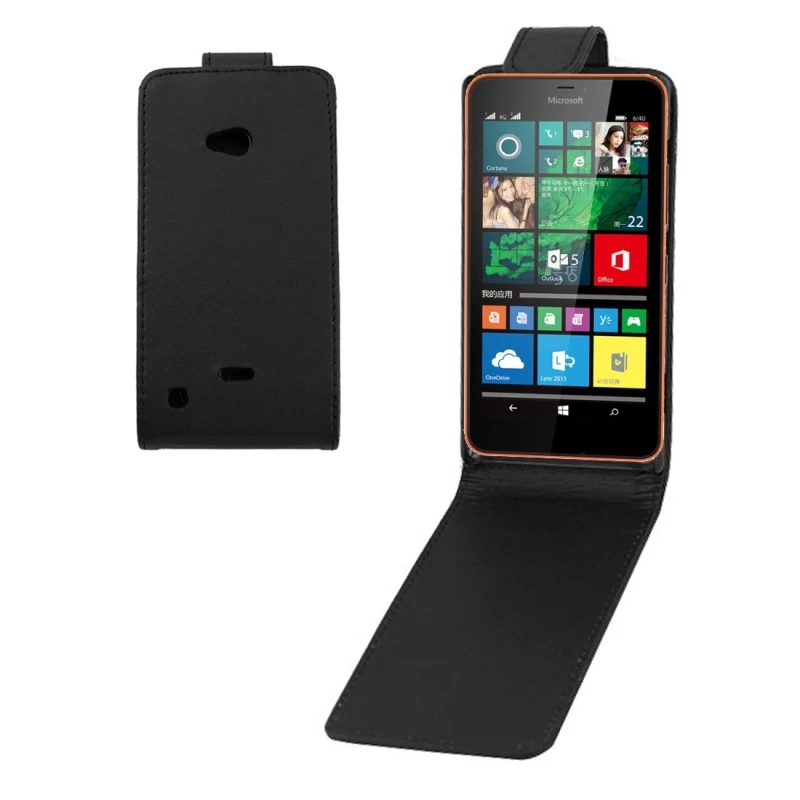 Чехол для Nokia Lumia 720 чистый цвет Вертикальный флип кожаный чехол черный|leather harley|case