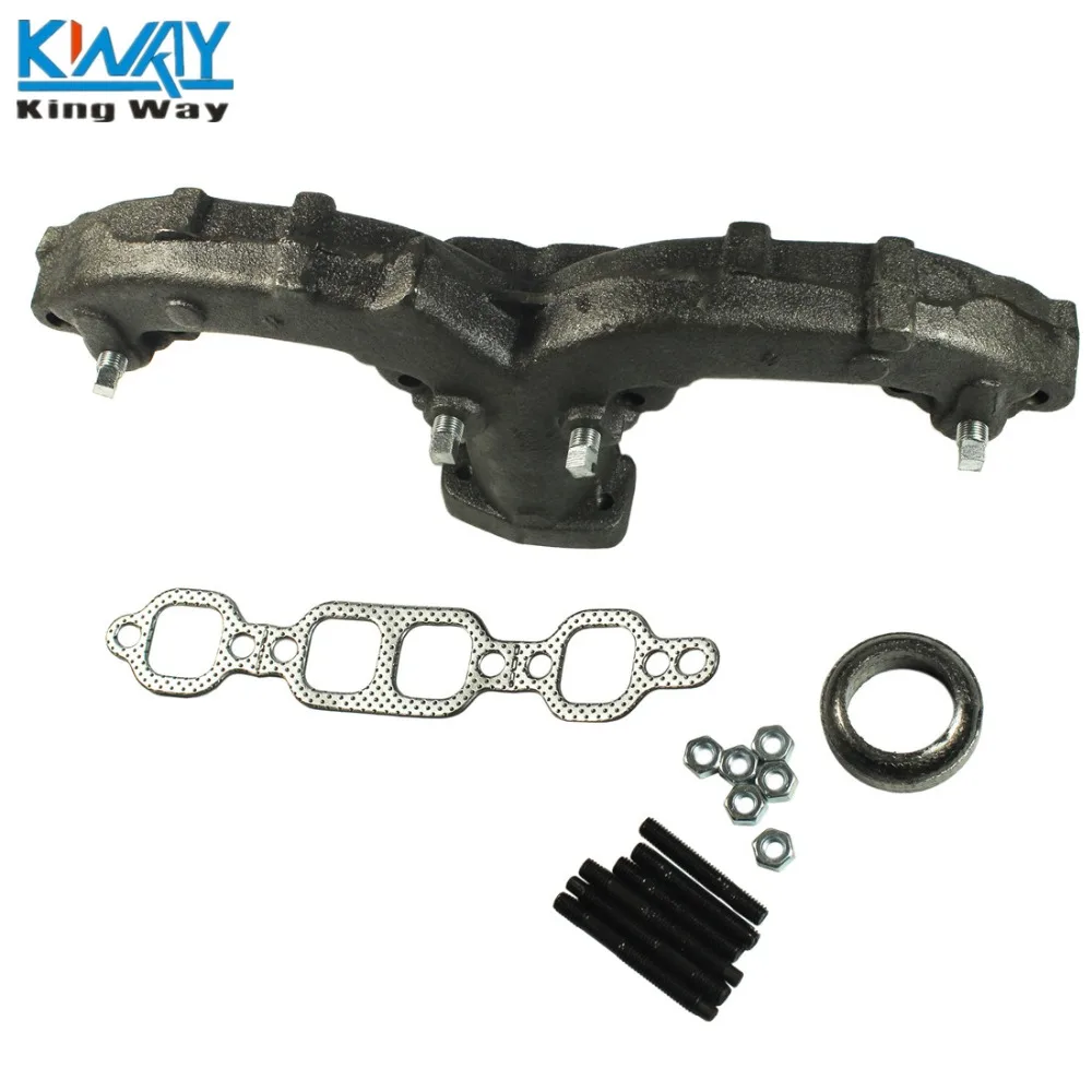 FREE SHIPPING-King Way- Small Block Exhaust Manifold For 65-90 Chevy GMC Van Pickup 674-501 | Автомобили и мотоциклы