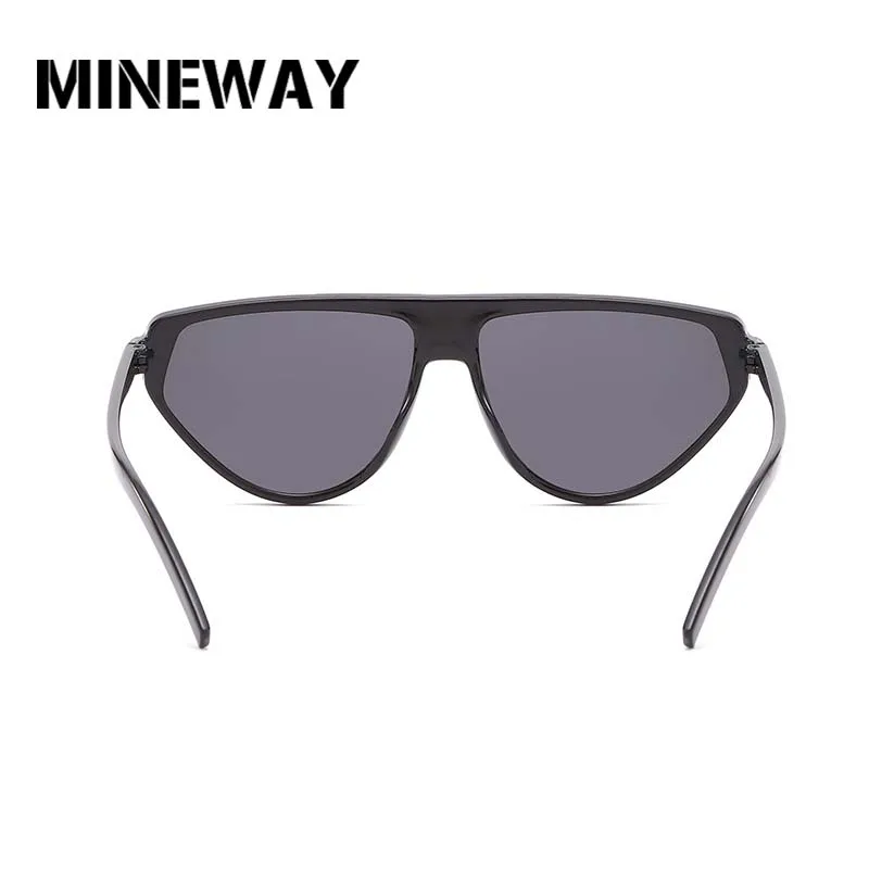 Мужские Разноцветные солнцезащитные очки MINEWAY черные с зеркальным покрытием UV400