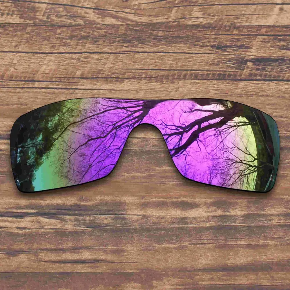 ToughAsNails Polarized Replacement Lenses for Oakley Batwolf Sunglasses- Multiple Options - Цвет линз: Purple Mirrored