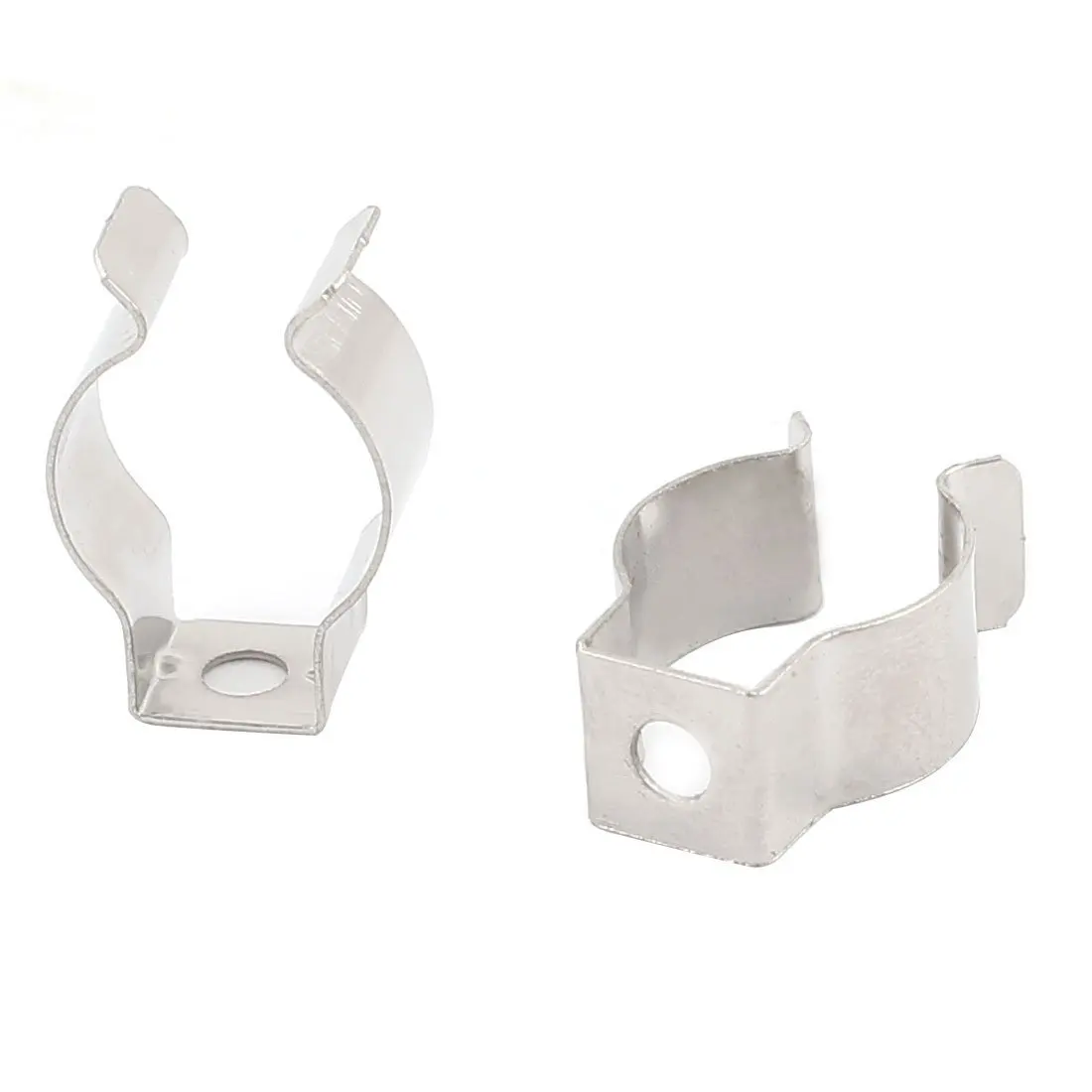 2 Pcs Holder T5 Fluorescent Tube Lamp Bracket Clips Socket Lampholder Silver | LED Bulbs &amp Tubes