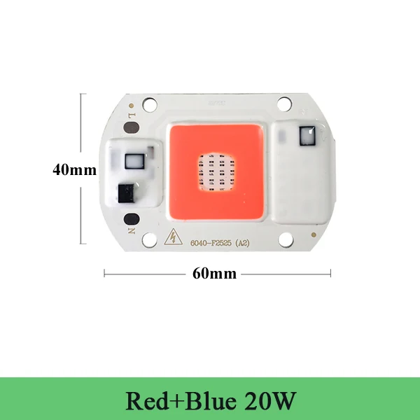 Red and Blue 20w Светодиодный COB Чип 20 Вт 30 Вт 50 Вт AC 220 В Smart IC драйвера не "сделай сам" для Светодиодный прожектор украшения красные, синие или светильник с новой уникальной технологией рассеивания света cо чередование красочные светодиодные лампы - Испускаемый цвет: Red and Blue 20w