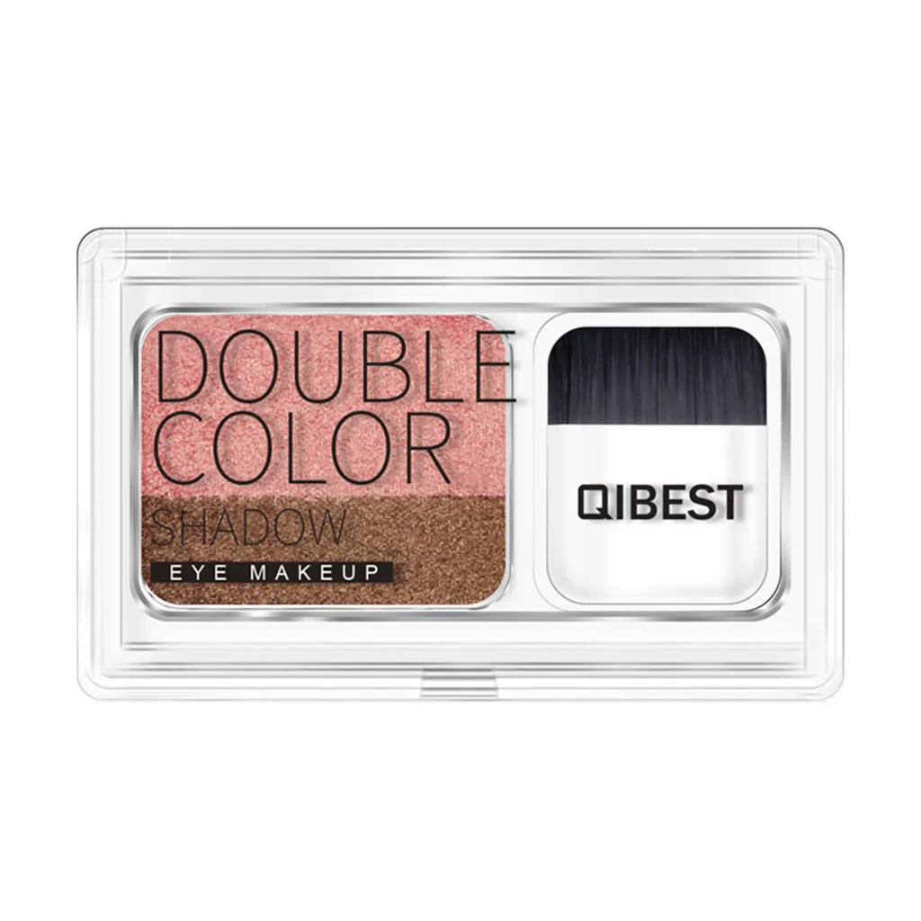 03 Классический не окрашивающий двухцветный Lazy Eye Shadow Tray для создания утонченного повседневного макияжа длительная цветопередача# L5 - Цвет: 03