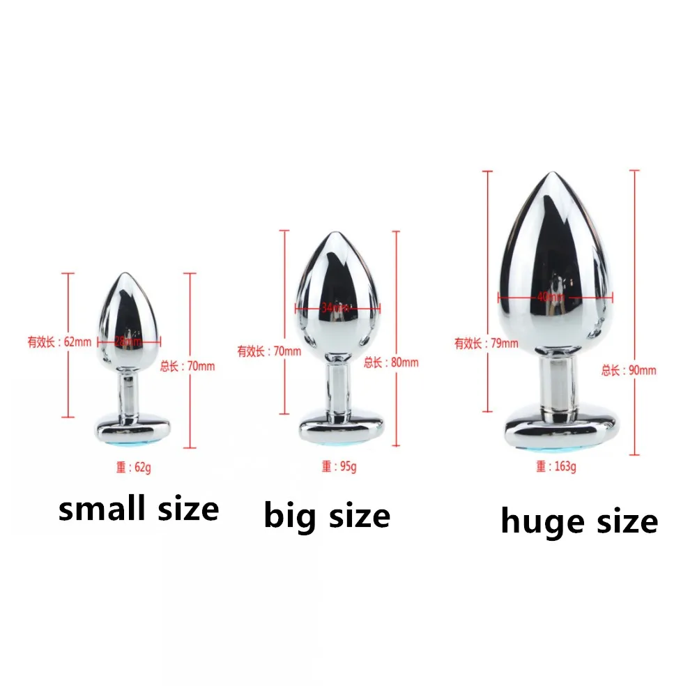 3 шт./лот основа в виде сердца сексуальная серебристая металлическая Анальная
