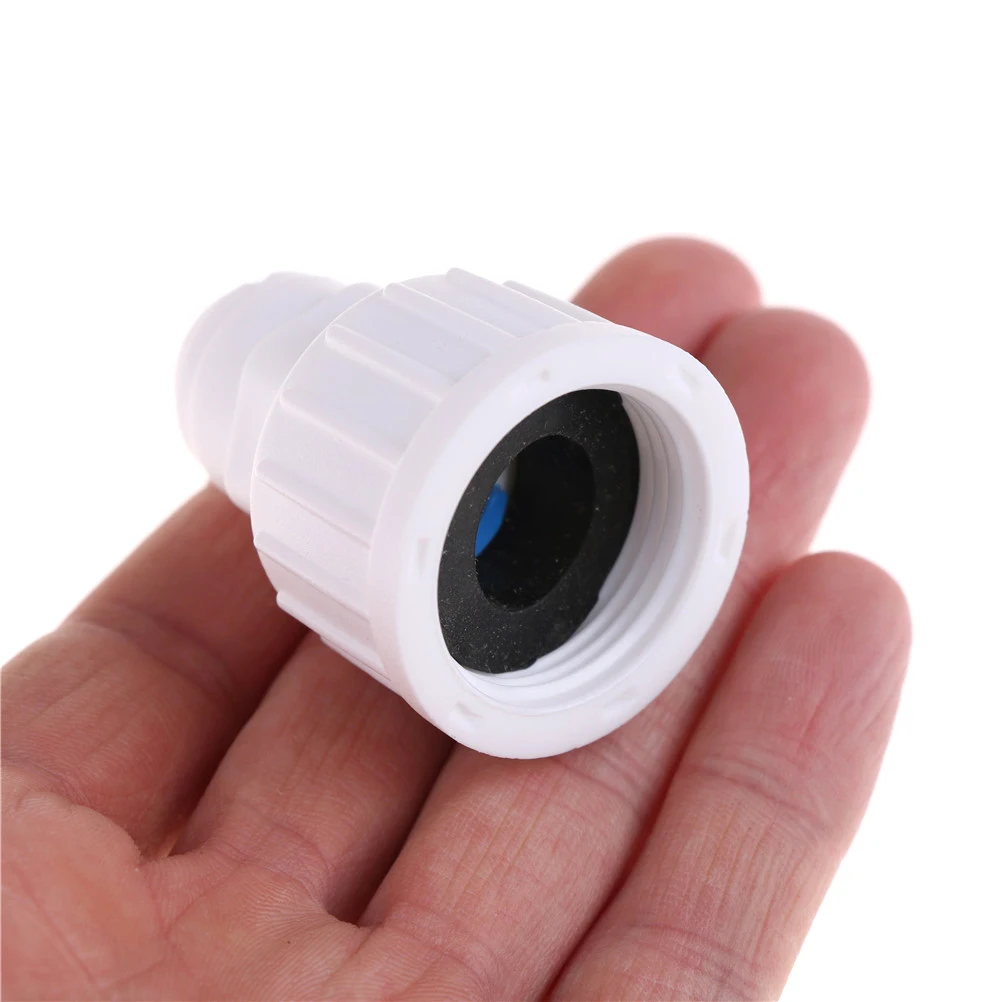 

1PCS 3/4" BSP to 1/4" Push Fit Water Filter Tube Garden Connector Fitting Reverse Osmosis RO Garden Tap Connector