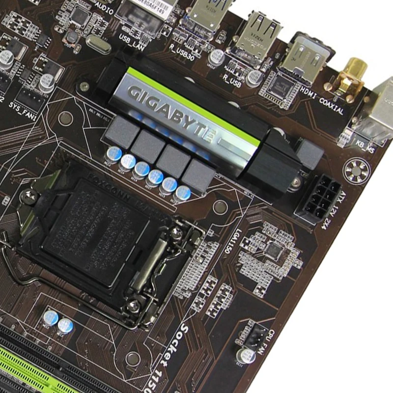 GIGABYTE G1.Sniper B5 рабочего Материнская плата LGA1150 i3 i5 i7 DDR3 USB3.0 блок питания ATX
