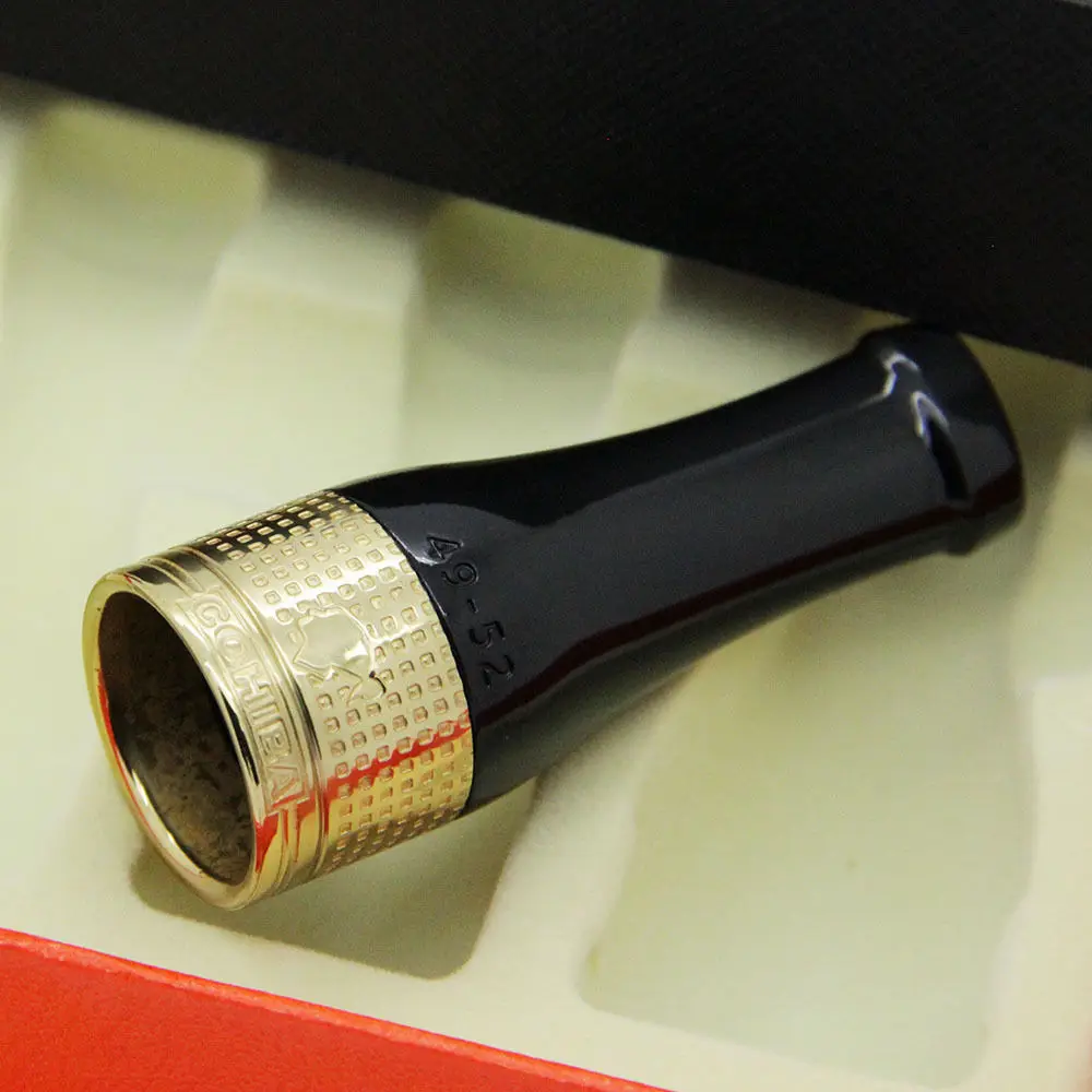 COHIBA Golss Gold Pure Медный пластик сигарная Труба Держатель сопла 4 размера (42-57 кольцо
