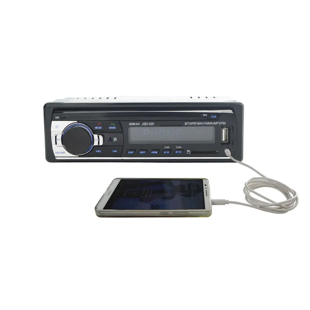 1 Din 12V Bluetooth автомобильный Радио MP3 плеер стерео FM USB SD AUX аудио Авто Электроника