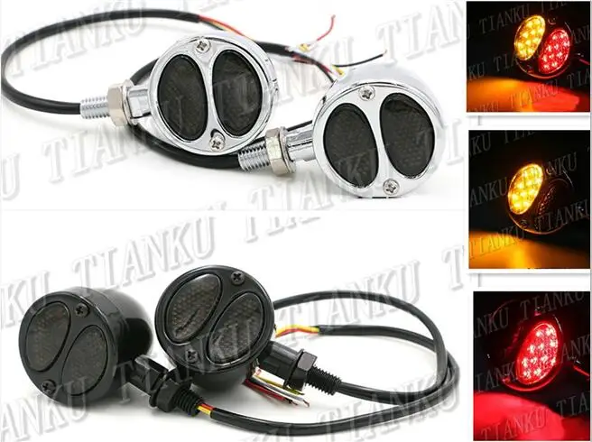 Металлический светодиодный указатель поворота для Yamaha VStar 400 650 1100 1300 Virago Xv 250 535 750