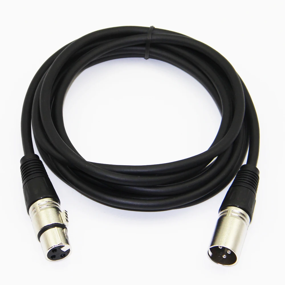 Кабель Bochara XLR штекер-гнездо M/F для микрофона микшер материал TPE + OFC медь 1 м 8 3 5 10 15 20