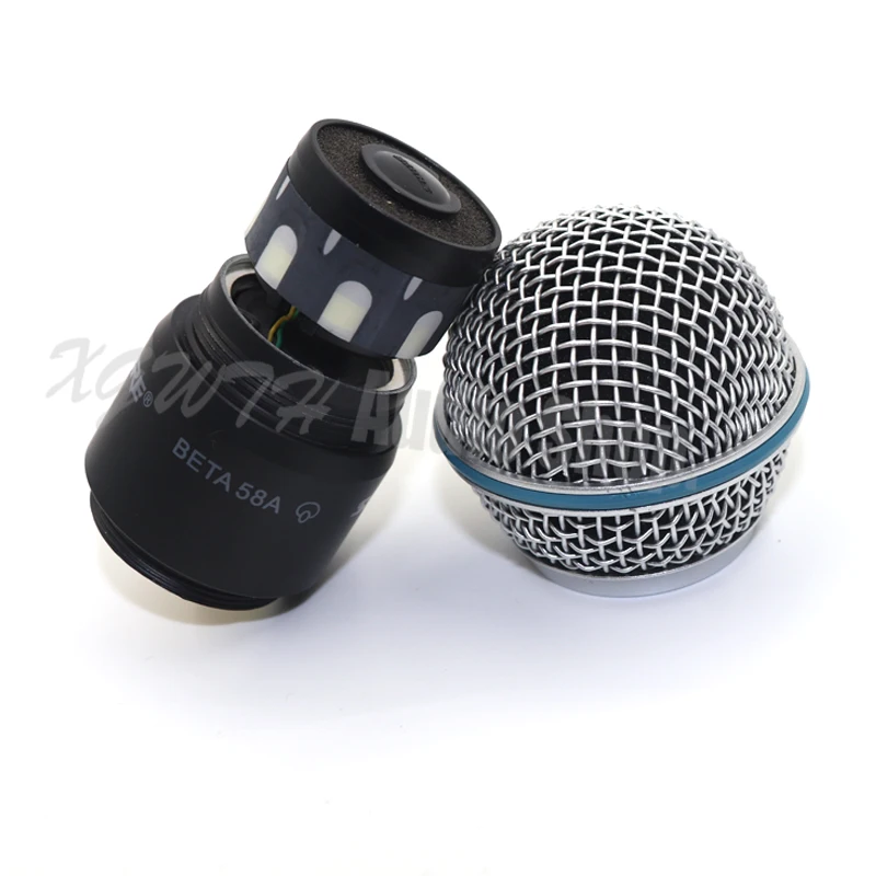 2 шт. ручной сменный картридж Капсульная головка для Shure BETA58A PGX2 PG4 SLX2 SLX4 Беспроводная микрофонная система