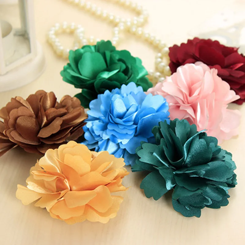 Милая Цветочные Шпильки волос брошь в форме цветка для женщин и девочек много